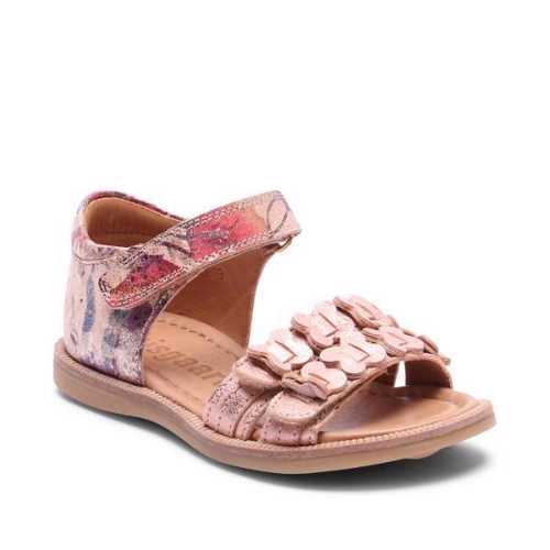 Bisgaard - Sandaler - Creme Flowers - Str. 28