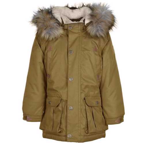 Mikk-Line - Vinterjakke Twill Nylon Boy Parca - Breen - Str. 134