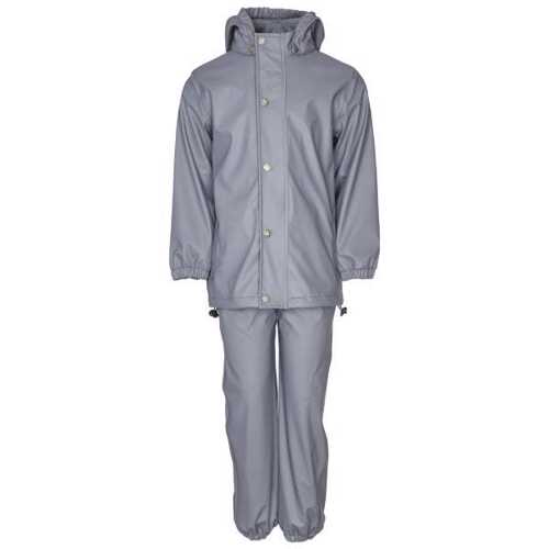 En Fant - En Fant Rainwear Set Solid - Flint Stone - Str. 116