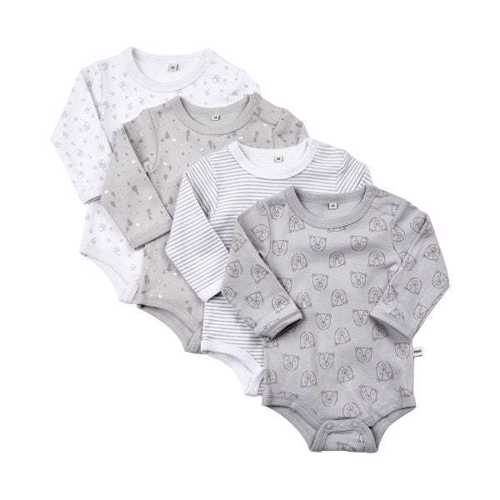 Pippi - Pippi Body 4-pak - Harbor Mist - Str. 80