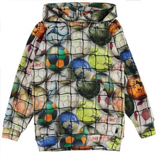 Molo - Romo Sweatshirt - Footballs - Str. 122