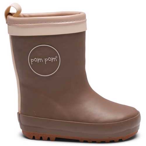 Pom Pom - Pom Pom Termogummistøvler - Brown - Str. 28