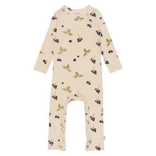 Petit Piao - Petit Piao Jumpsuit L/S Printed - Blackberry - Str. 80
