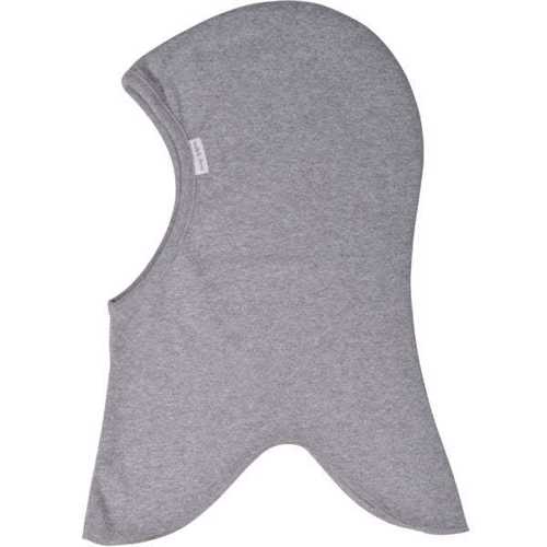 Mikk-Line - Elefanthue Cotton Fullface - Light Grey Melange - 86/92