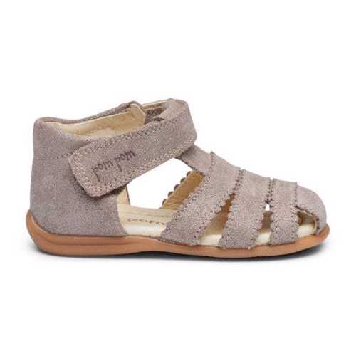 Pom Pom -  Startes Fringe Sandal - Glitter Silver - 21