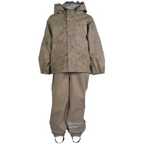 Mikk-Line -  Delux PU Regntøj - Covert Green - 110
